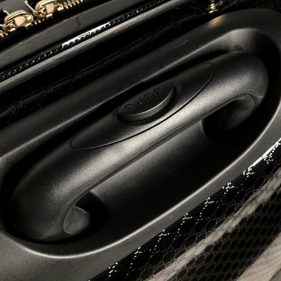 GUCCI Black Travel Carry On Suitcase - Picture 3 of 13